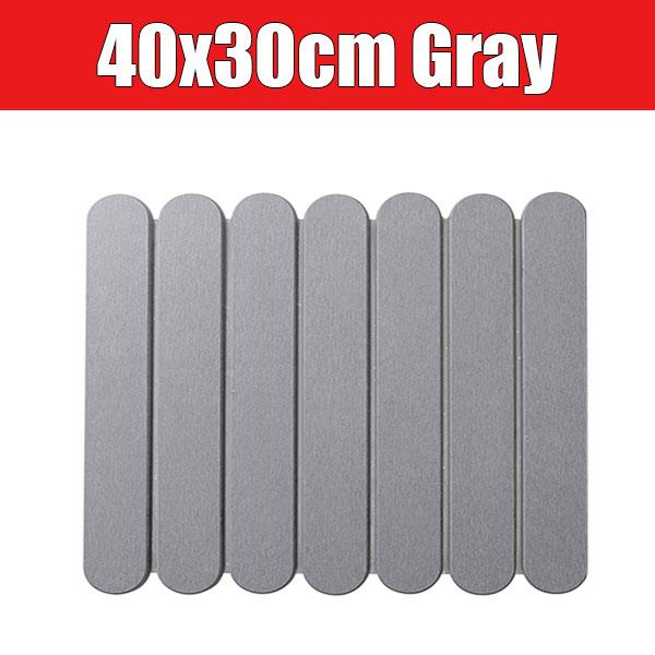 

Roll-Up Dish Drying Mat Quick Dry Diatomaceous Earth Stone Mat Non-slip Dish Drainer Mat Cups Tableware Pads Kitchen Accessories other