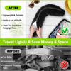 Portable Fillable Neck Pillow Space-saving Fillable Clothes Neck Pillow Multifunctional U-shaped pillow For Car Train Airplane