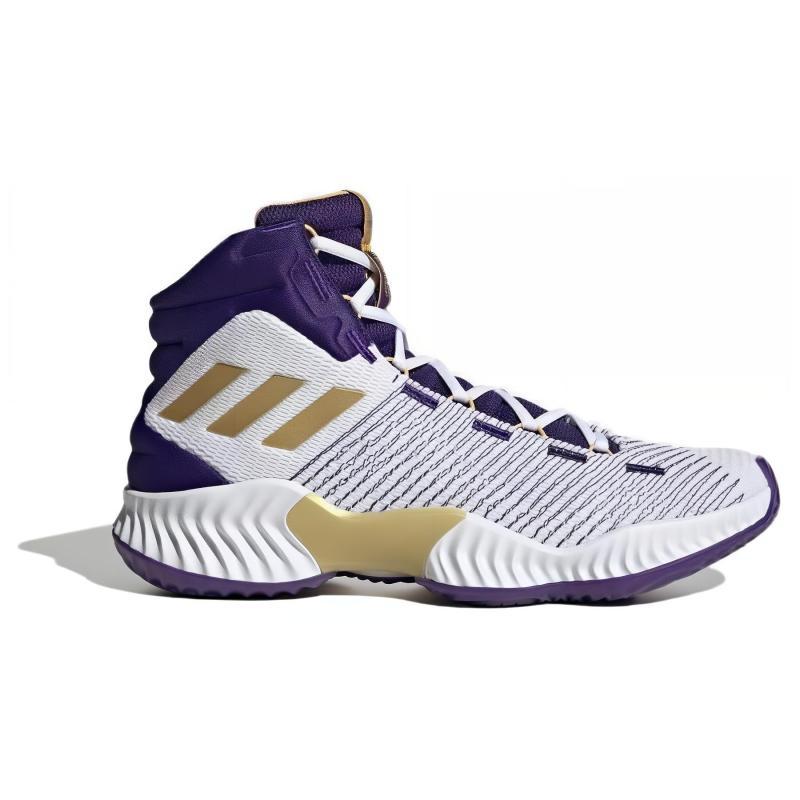 Adidas Pro Bounce 2018 'White Purple' Sneakers IG4495