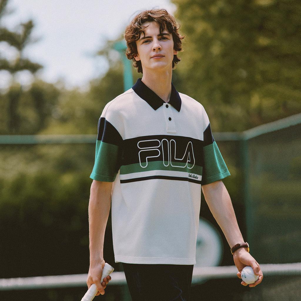 New FILA ORIGINALE Polo Shirt Men's F11M539102F-WT