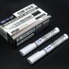 White Marker Pen Alcohol Paint Oily Waterproof Tire Painting Graffiti Pen Permanent Gel Pen for Fabric Wood Tire Painting Marker