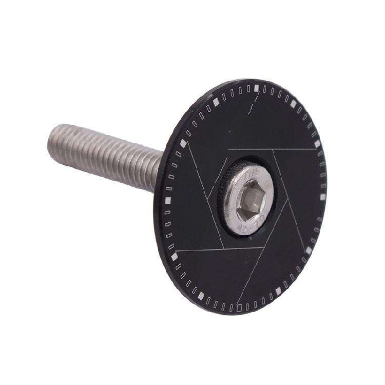 Bicycles Headset Caps Road Bike Stem Headset Top Caps Cover Bike Stem Cover with Screw for 31.8mm Fork Head Tube