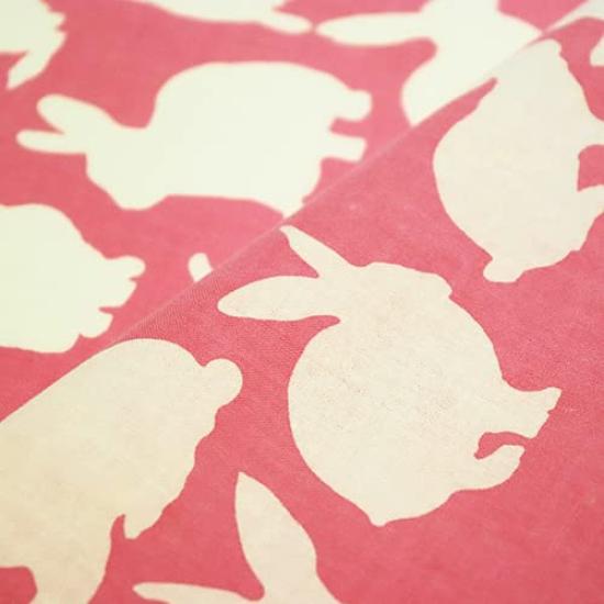 Dyeing Anbo Tenugui Authentic Dyed Cotton Tokuoka Made In Japan 35cm X 100cm "Usausa Salmon" 100%