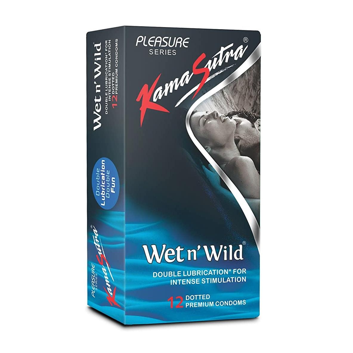 РџСЂРµР·РµСЂРІР°С‚РёРІС‹ Р”РёРєР°СЏ РЎС‚СЂР°СЃС‚СЊ (12 С€С‚), Wet nвЂ™ Wild Condoms,  Kamasutra