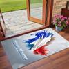 Crystal Velvet Rug Custom Name Text, Soft Non Slip Floor Mat Home DecorFrance national football team