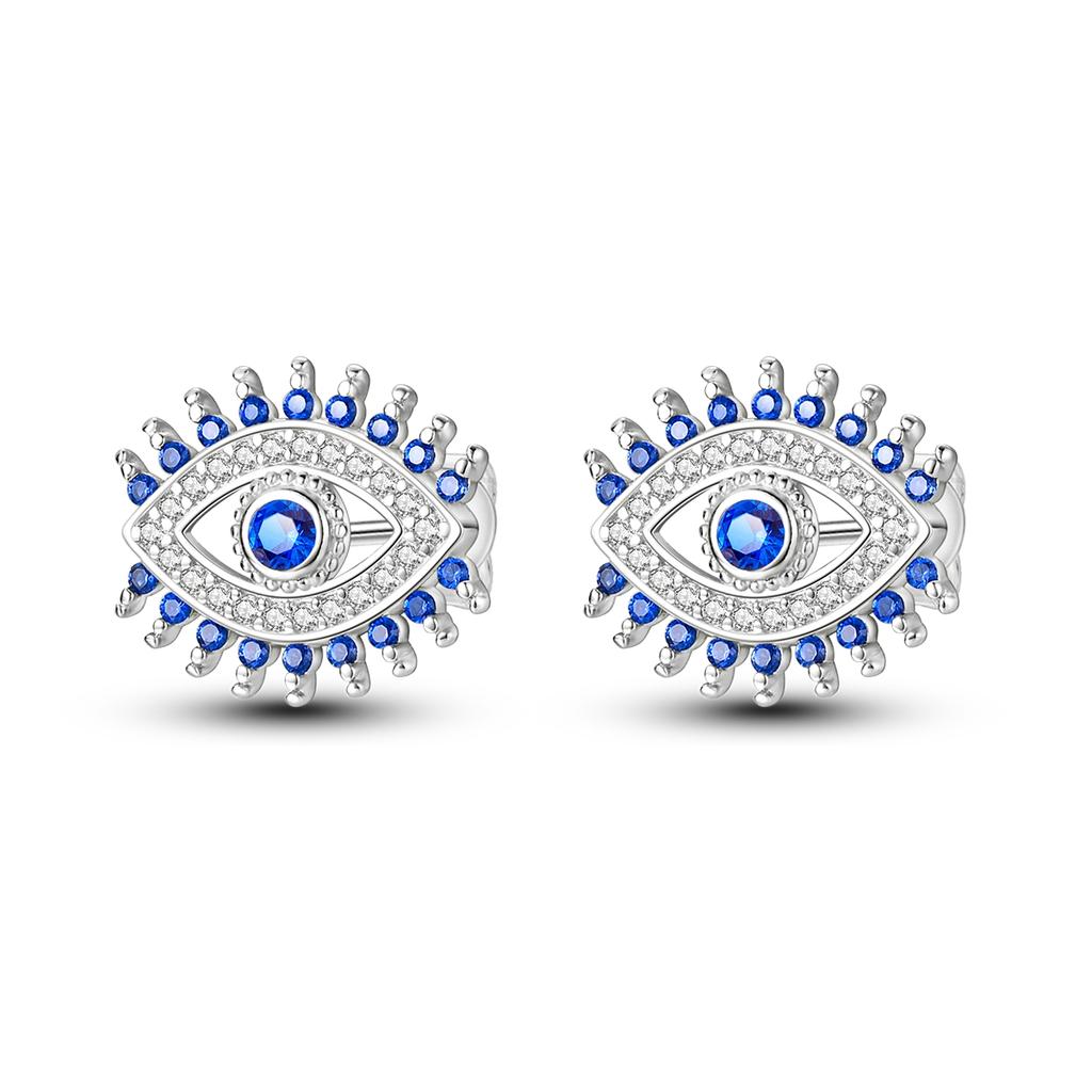 925 Silver Earring Stud For Women Moon Star Cat Design Wedding Party Jewelry Gift Original Handmade