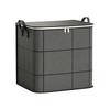 Dust-proof Quilt and Bedding Storage Box, Dust-proof Bedding Storage Box, Large Capacity, Reinforced Handle, Fixed Zipper, Folding Design