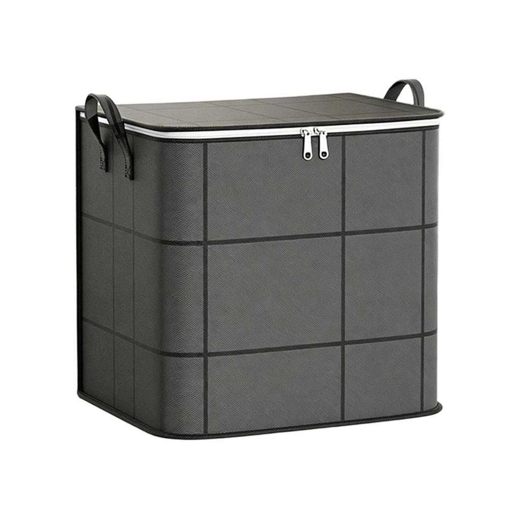 Dust-proof Quilt and Bedding Storage Box, Dust-proof Bedding Storage Box, Large Capacity, Reinforced Handle, Fixed Zipper, Folding Design