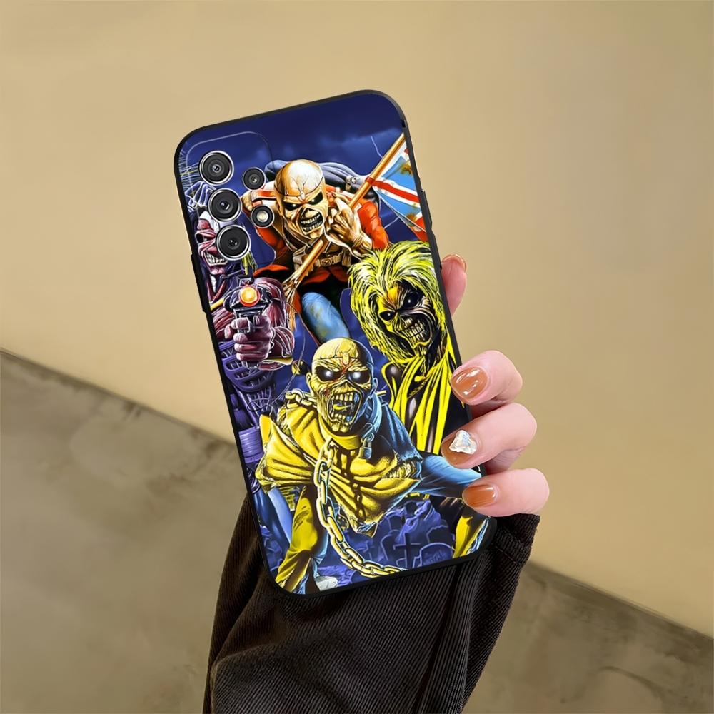 Skeleton Rock Band Fashion Phone Case for Samsung Galaxy S23 S24 S20 S21 S22 Ultra Fe Plus M54 A34 A54 A24 A52 A53 Coque