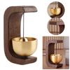 Magnetic Wooden Wind Chimes Wireless Doorbell Entrance Decorative Home Opening Hanging Decorations Door Bell for Home Decor