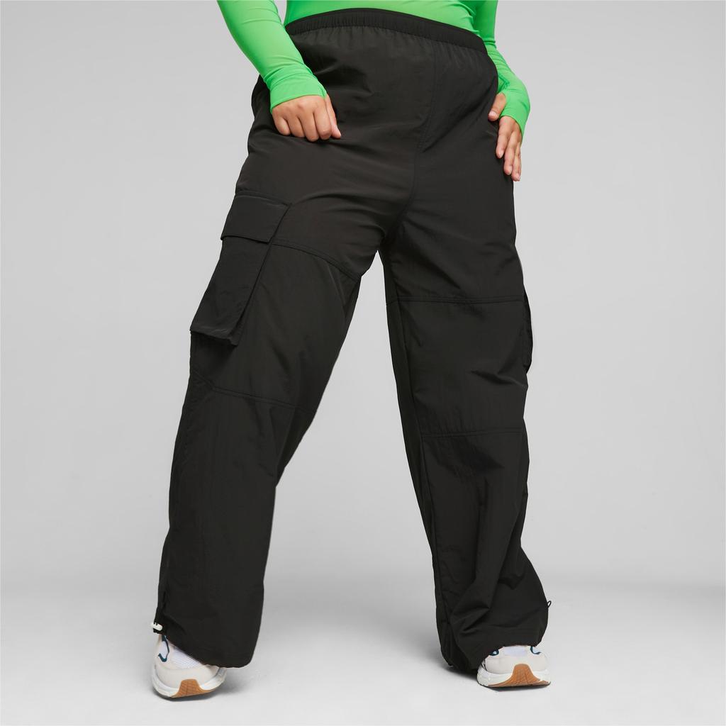Puma Dare To Wide Leg Pants Women Pants Black 621433-01