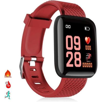 Intelligentes Armband - CHICHENG - ID116 - Bluetooth 4.0 - Farb-Touchscreen - Herzfrequenzmesser