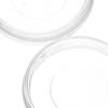 100Pcs Transparent Loose Leaf Binder Rings Plastic Detachable Binding Clips Office School File Organization Notebook Accessories