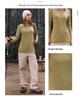 Women's Quick-Dry Color Block Long Sleeve T-shirt for Outdoor Activities