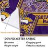 Minnesota Vikings Wandteppich Ästhetischer Wandbehang Bedruckter Stoffdecke Dekorative Wandteppiche für Schlafzimmer Wohnzimmer Heimdekoration
