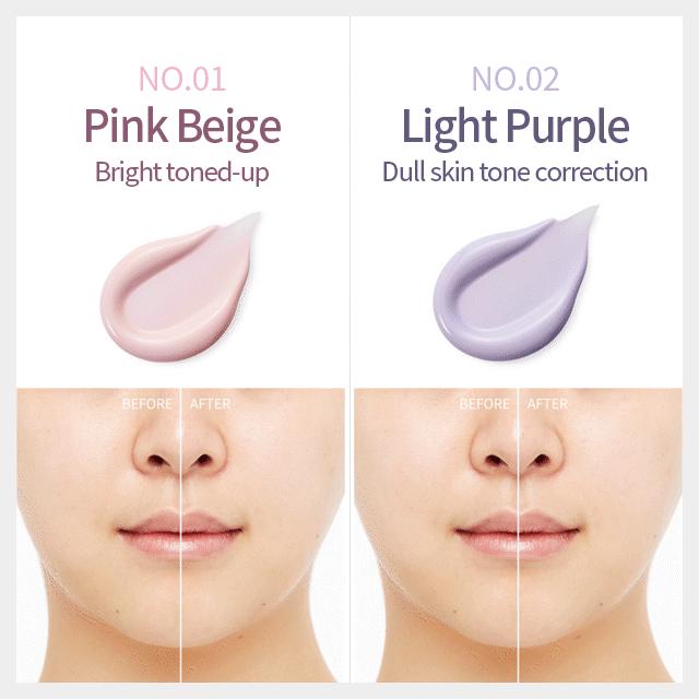 Perfecting Veil Base SPF29/PA++ NO.02 Light Purple 14g Korean Luxe Brand Store