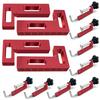 Aluminum Alloy Picture Frame Clamp with Woodworking 90 Degree Right-Angle Clamp Suitable for Cabinets, Frames, and Drawers