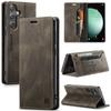 For Samsung Galaxy S23 FE Wallet Case AUTSPACE A01 Leather Stand Cover with RFID Blocking Card Holder