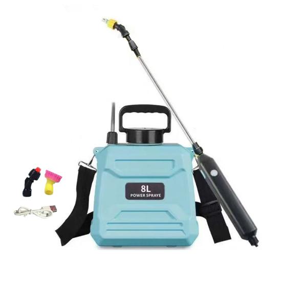 1,3 Gallonen/2,1 Gallonen elektrisches Sprühgerät Eingebauter 18650 mAh wiederaufladbarer Akku Sprüher Gartensprüher mit Teleskop-Sprühstab für die Pflanzenbewässerung