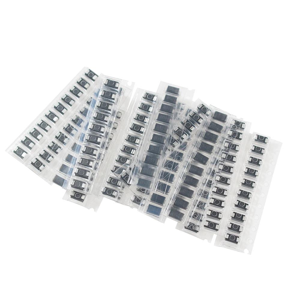 200/260PCS Rectifier Diode Kit 20 Values and 22 Values Schottky Diode M1 M4 M7 SS34 LL4148/SS510 Rectifier Diode Assorted Kit