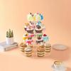 Transparent Acrylic Cake Stand Removable 3-Tier & 4-Tier Dessert Display Party Supplies Wedding Cake Decoration  Bakeware Tools