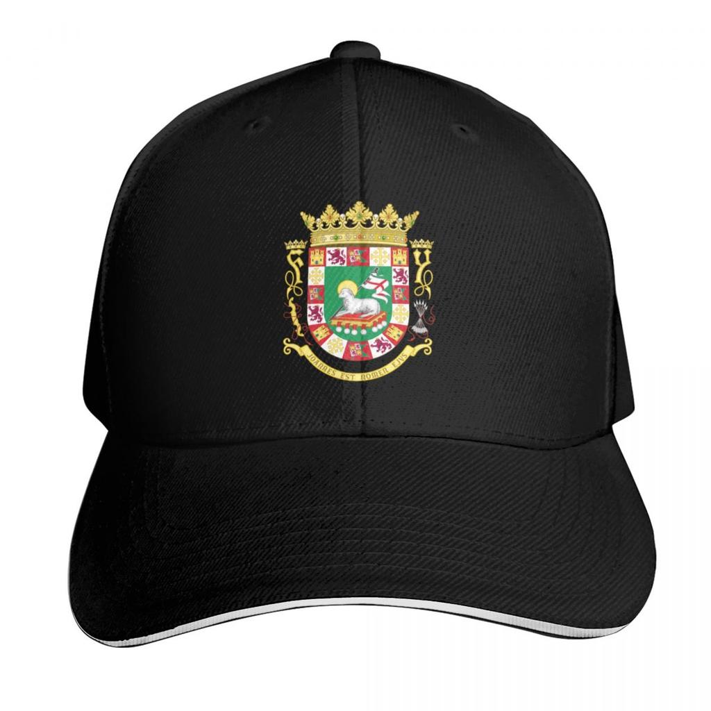 Puerto Rico Coat of Arms Baseball Cap Uv Protection Solar Hat Golf Trucker Hat Hiking Hat For Women Unisexs