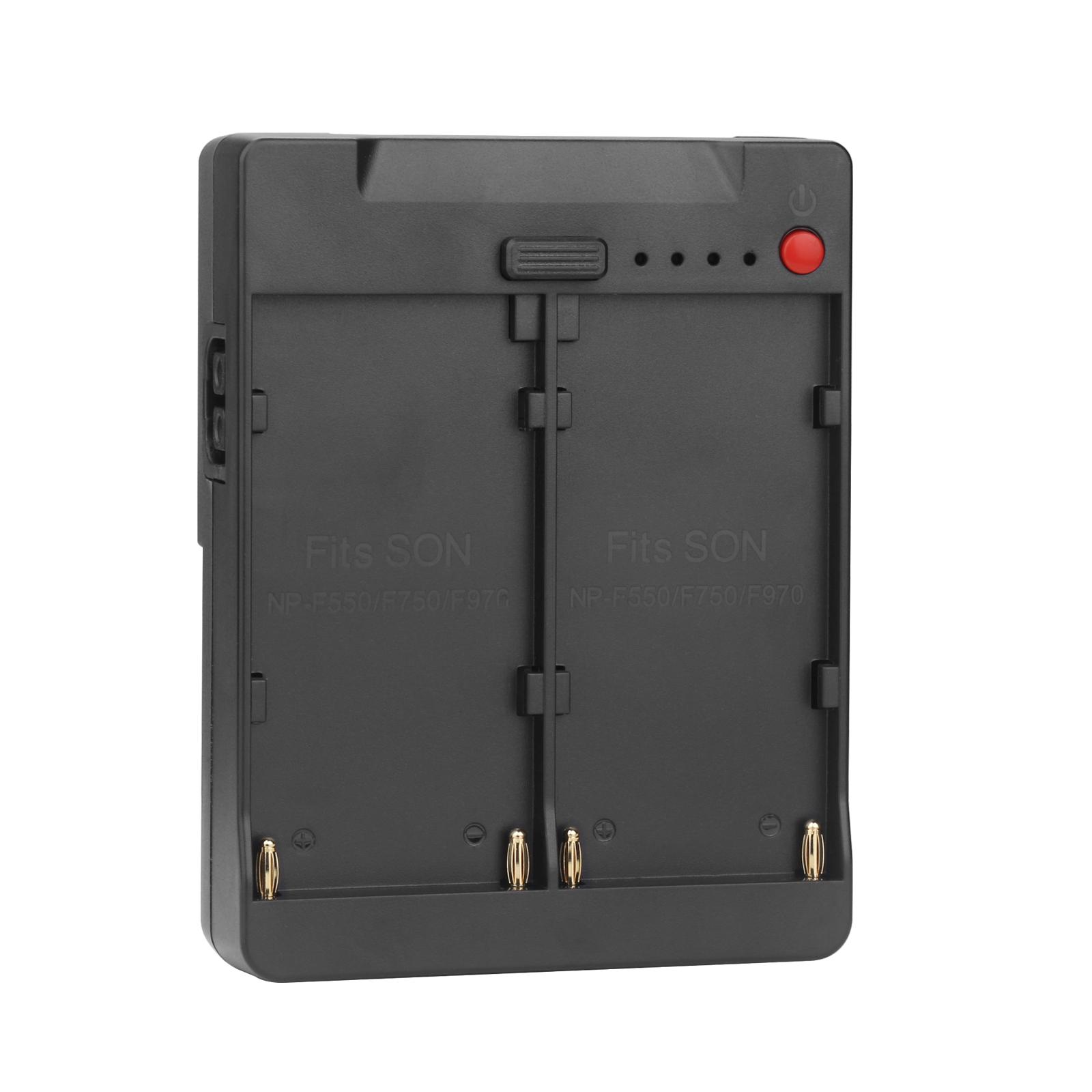 

NP-F Battery to V-Mount Battery Converter Adapter Plate Fit NP-F550 F750 F970 LED Light Monitor