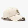 Cotton Baseball Cap For Women With Embroidered Letter Design Summer Sun Protection Casual Outdoor