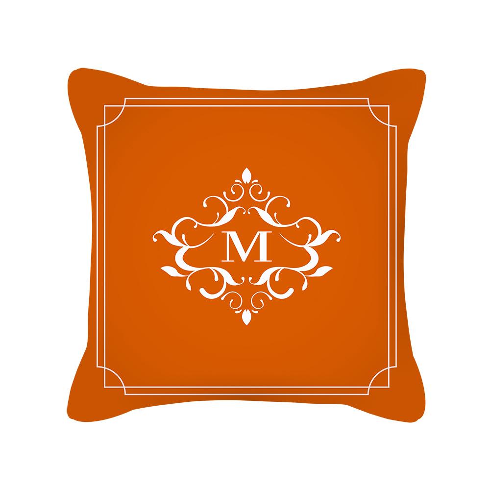 Nordische Orange Kissenbezüge Leichter Luxus Sofakissen Plüsch Einfache Geometrische Kissenhülle Orange Kissenhülle