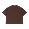 Baumwoll Kurz, Weit, Kurzärmlig Hochwertig Schulterfrei Locker Rundhals T-Shirt für Herren