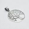 Sterling Silver Tree of Life Pendant, Handmade Plain Silver Jewelry