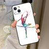 Gymnastics Watercolor Printing Case For iPhone 17 Pro Max 15 14 13 12 11 16 Pro Max Plus 12 13 Mini 16e 17 Air Back Cover