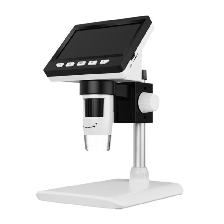 

Wide Ranges 50 1000X Magnification Digital Microscope with Screen for Electronics Stamps Observation HobbyistsCollectors