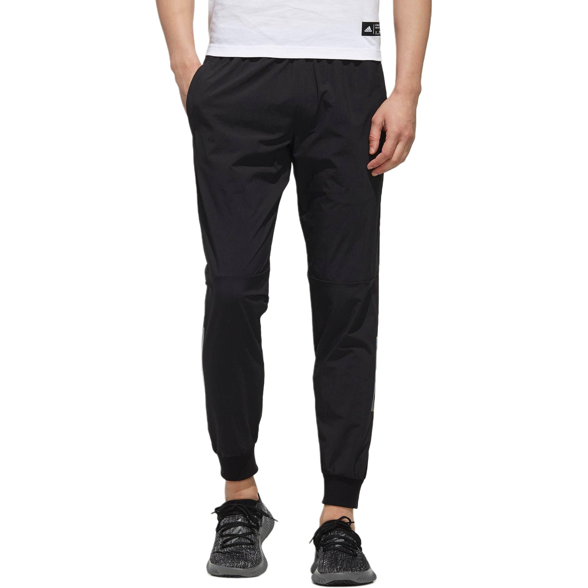 

Adidas Серия Спортивный Стиль Простые Модные Мягкие Повседневные Брюки Мужские Брюки Черные EH3771 XS