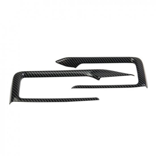 Carbon Fiber Style Dashboard Side Air Vent Outlet Cover Trim For GMC Yukon XL