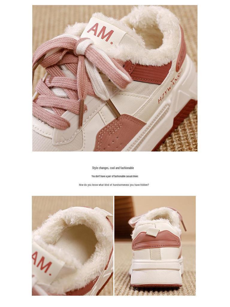 Damen Trendy & Warm Samt Winter Sport Schuhe ZY1620-1