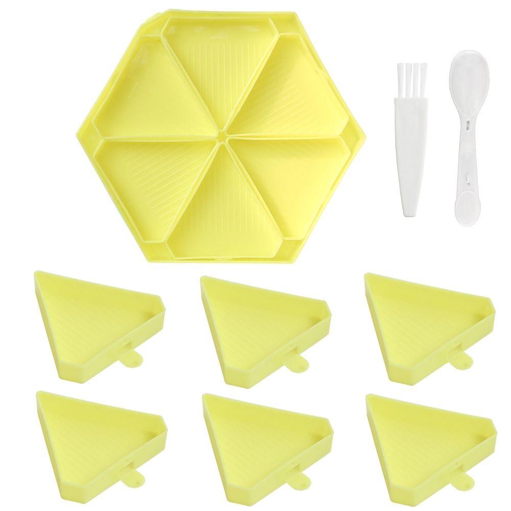 DIY Craft Hexagonal Diamond Painting Tray Drill Storage Container Embroidery Beads Sorting Storage Tray Large Capacity