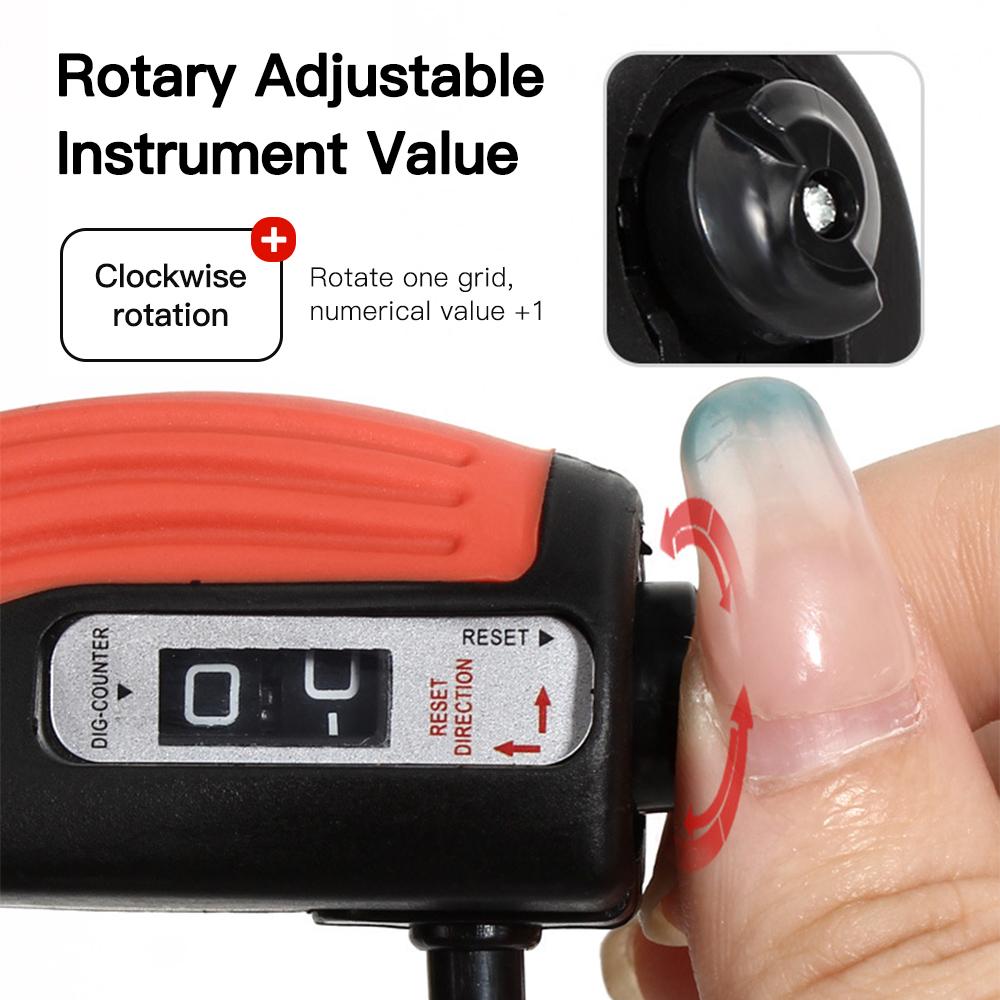 Adjustable 5-60Kg Gripper Hand Exerciser Grip Wrist Training Increase Strength Spring Finger Pinch Carpal Expander for Patients