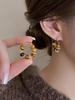 Maillard Retro Ear Cuffs: 2025 Niche Style Women's Stud Earrings with High-End Temperament Design