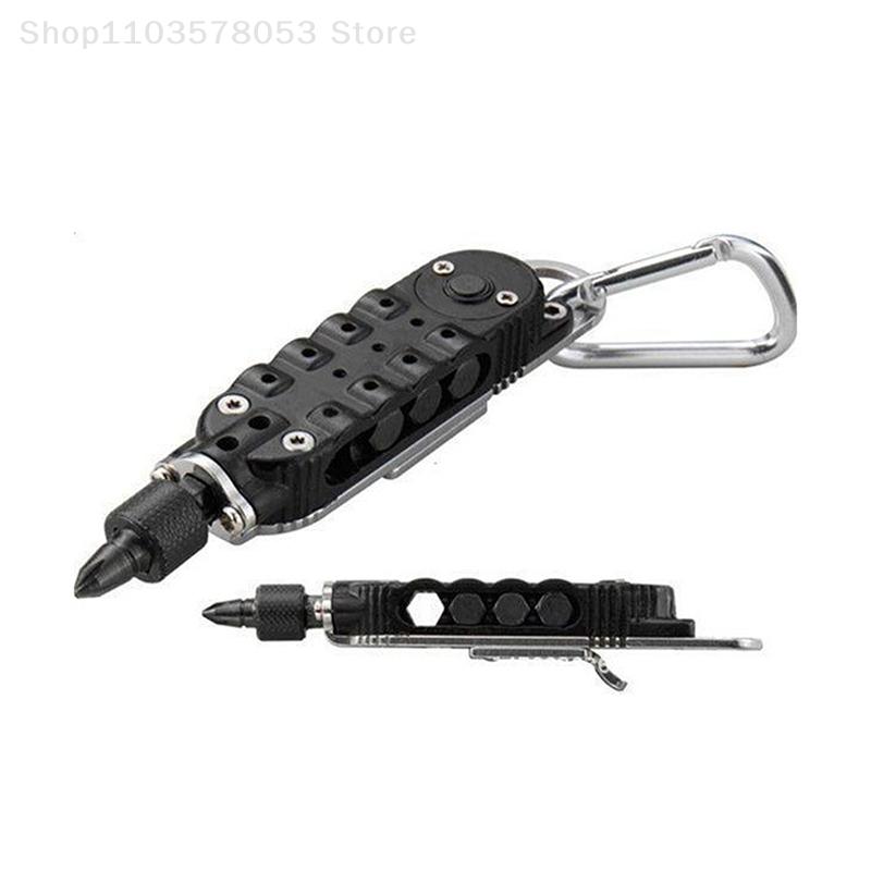 Mini Screwdriver Outdoor EDC Keychain Shape Screwdrivers Portable Multifunctional Steel Repair Combination Tools