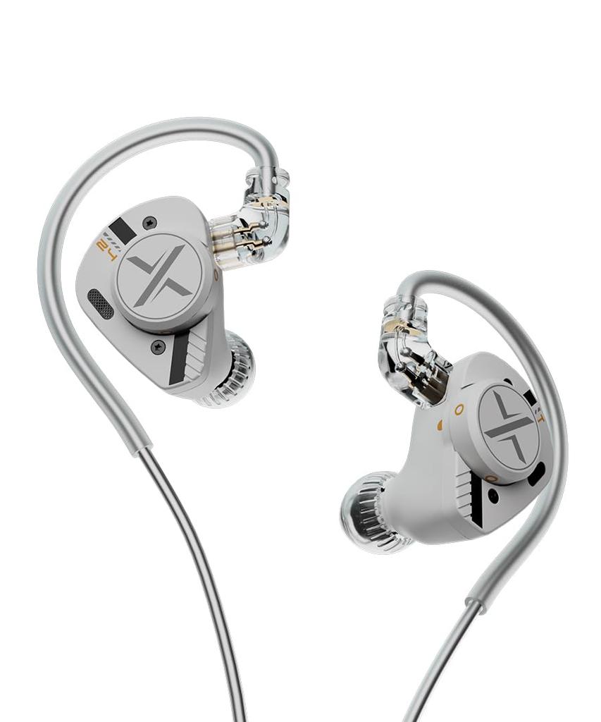 Fanmusic ooopusX Op.24 2DD Plus 4BA Hybrid In-Ear Headphones HiFi Wired Monitor Earphones 3.5mm Microphone