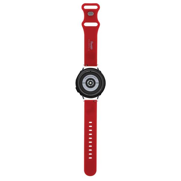 Hello Kitty Universal Strap Hkuwmschblr Silicone Kitty Head Red/Red 20Mm