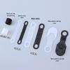 Anti-Slip Silicone Hanger Cover - Transparent, Traceless, Rubber Strip Pad for Solid Wood Clothes Hangers