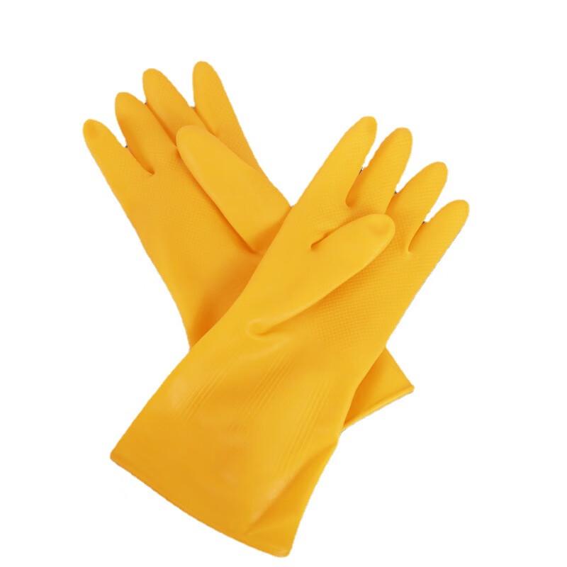 Thickened Waterproof Latex Cleaning Gloves (10 Pairs)