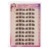 Glue-Free Self-Adhesive Double-Tipped Sunflower Cluster False Eyelashes for Women - Natural, High Capacity, Korean Style
