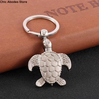 Creative Gift 3D Pendent Charm Keyfob Keyring Sea Turtle Keychains