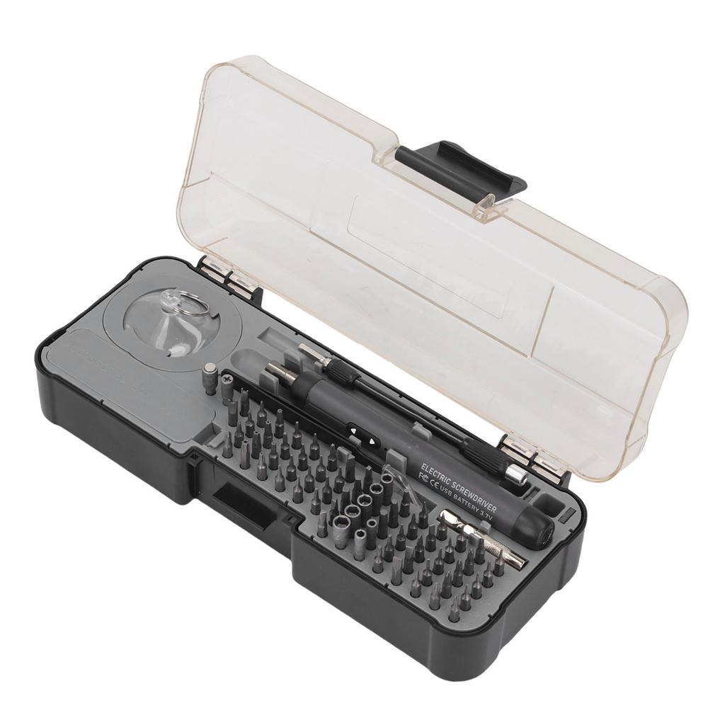 88 in 1 Electric Screwdriver Set 110rpm Cordless Rechargeable Screw Driver Kit for Electronic Devices PCs