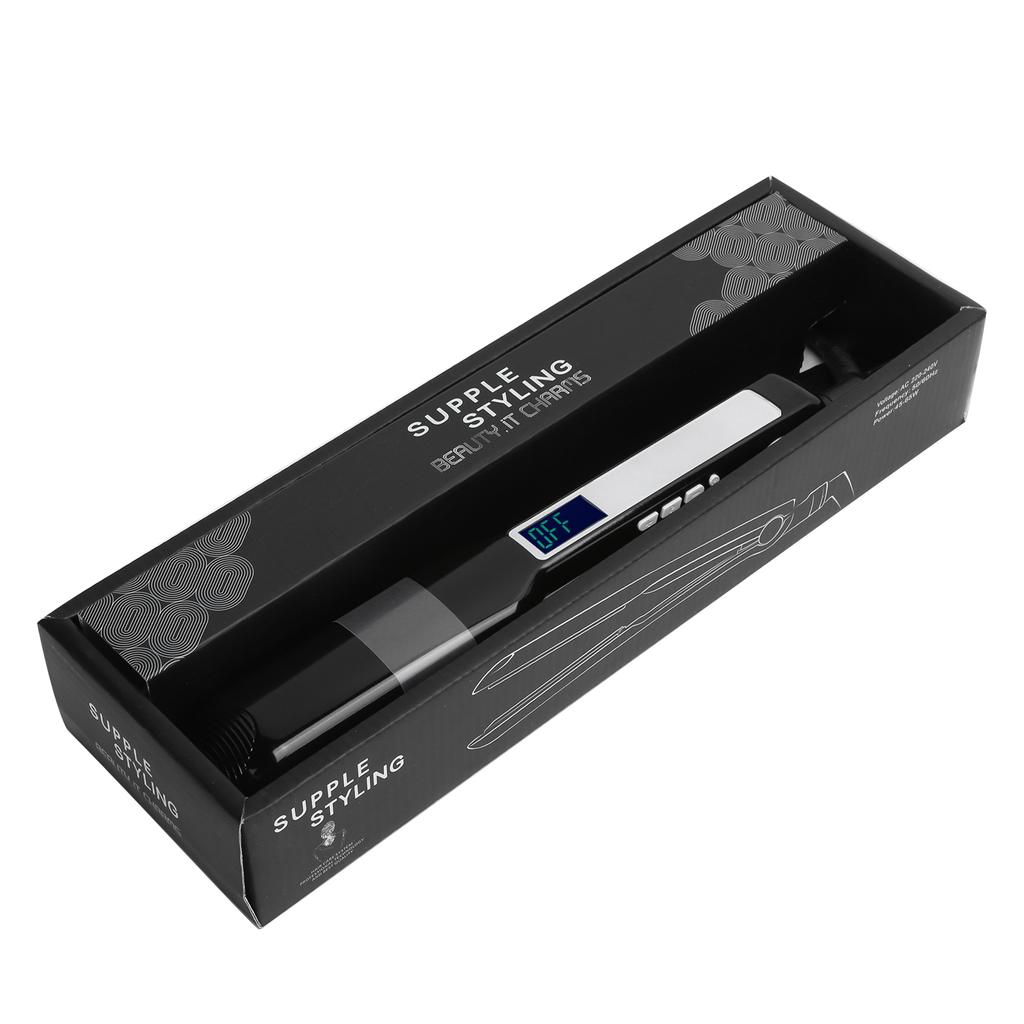 LCD Hair Straightener Wet Dry Dual Use Adjustable Temperature Hair Straightening Iron