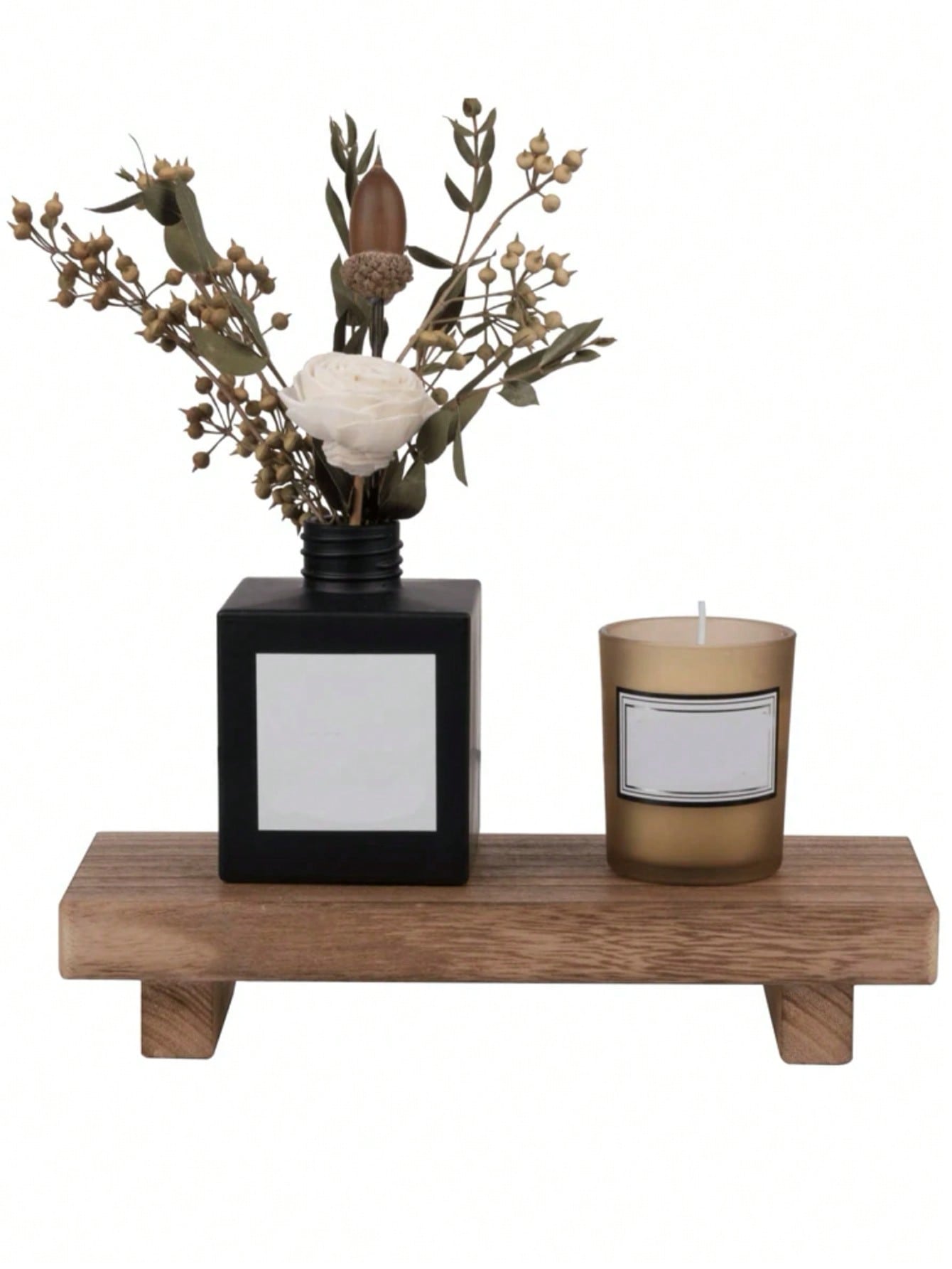 

1 шт. Деревянный пьедестал, подставка, табурет для ванной, кухонной раковины, мыльницы, подставки для свечей, растений, идеальный декор для фермерского дома для ванной комнаты и кухни one-size