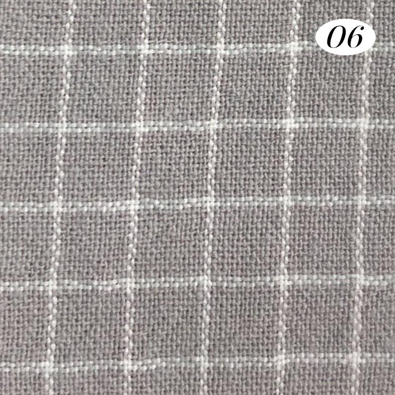 100x140cm Cotton Yarn Dyed Fabric Soft Breathable Wash Cloth Plaid Fabric For Diy Sewing Dress Bedding Home Textile Material